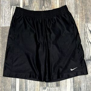 🏀🏀 Vintage NIKE BASKETBALL Athletic Gym SHORTS Long Length Loose Fit Sz L - EU